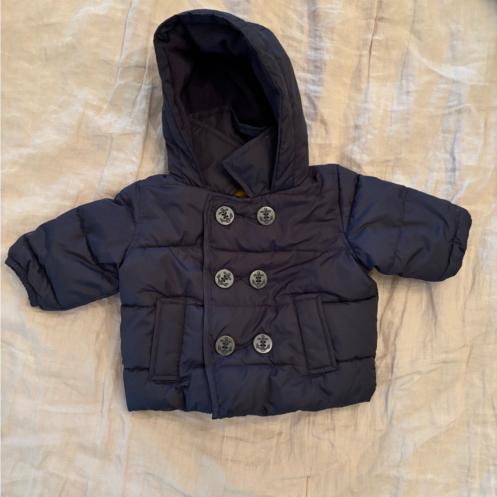 Baby GAP Navy Puffer Jacket / Size 0-3 M